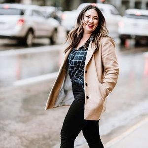 Banana Republic Camel Blazer Coat